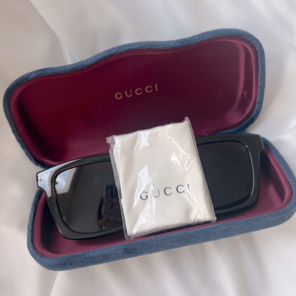 Gucci 54mm Tortoise Brown Black Classic Sunglasses